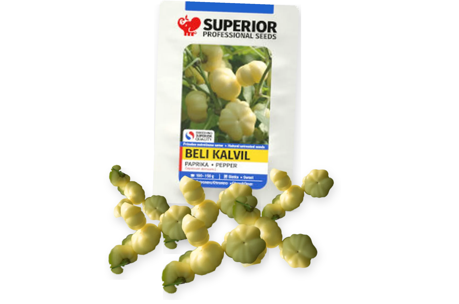Beli kalvil — Paprika, Profesionalna proizvodnja