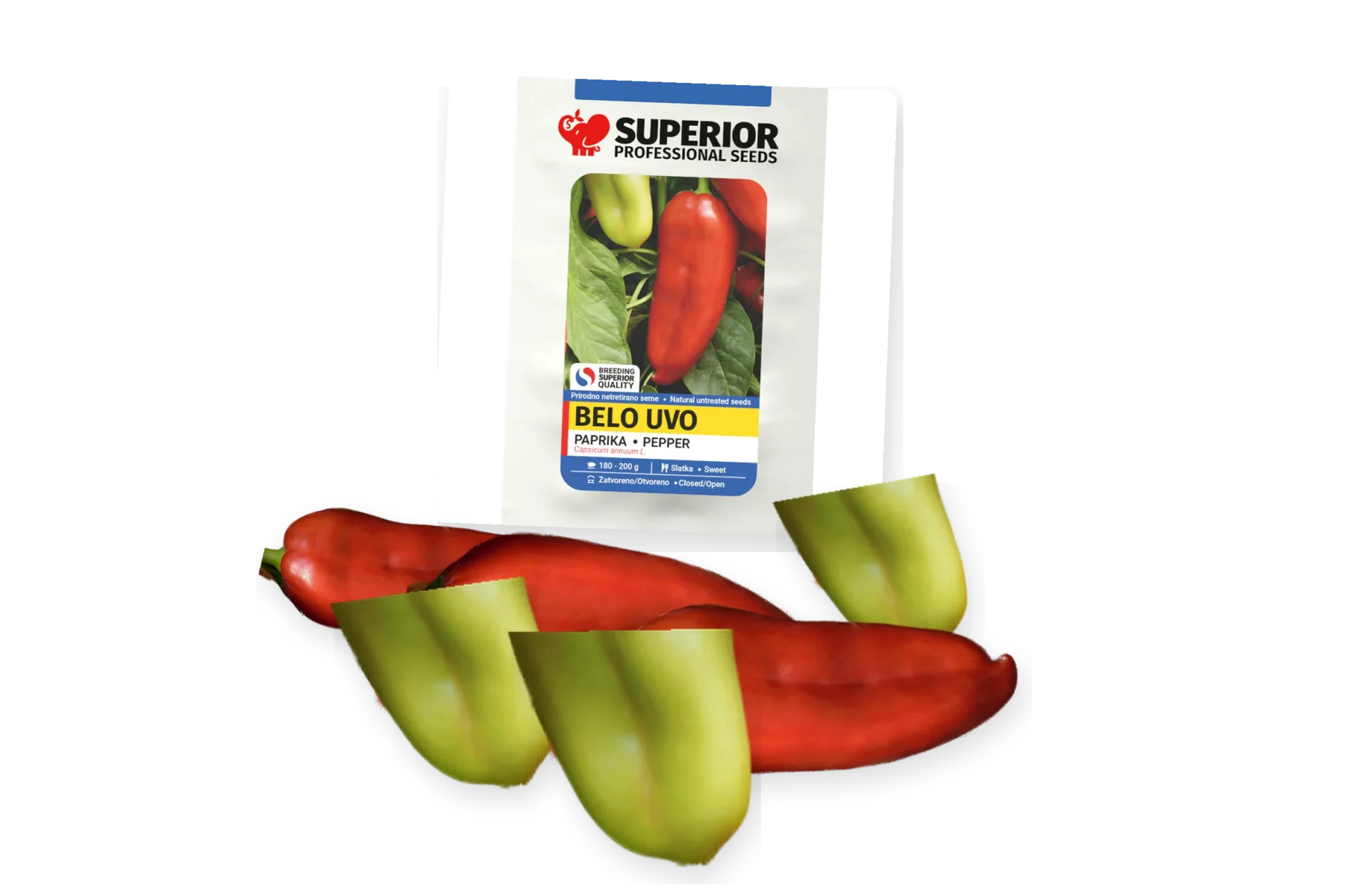 Belo uvo — Paprika, Profesionalna proizvodnja